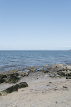 Belfast Lough, view from beach in Hollywood area